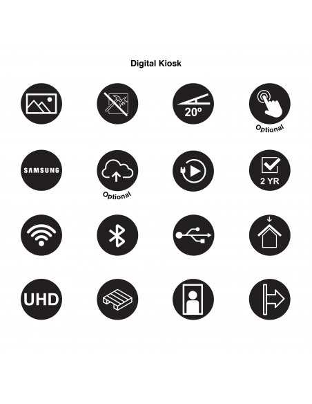 Borne digitale - écran Samsung 43 pouces