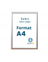 Cadre Clic-Clac A4 en Aluminium Anodisé - Pratique et Élégant | Signalétique & Co