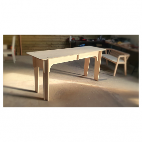 Établi Popline par Plugwood : Épuré, Fonctionnel et Made in France