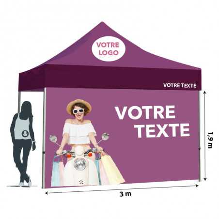 Tente - Barnum 3x3 m personnalisable à prix mini