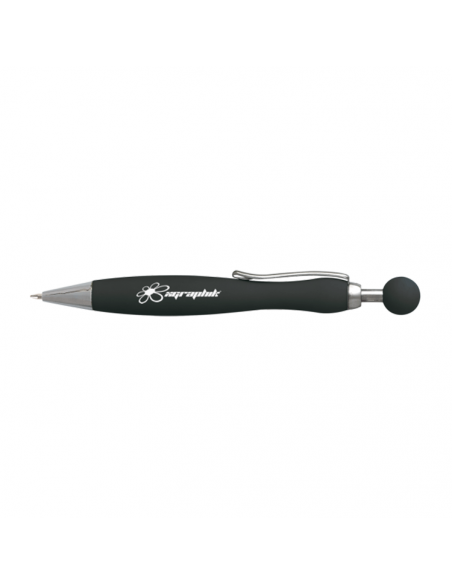 Stylo bille aspect gomme