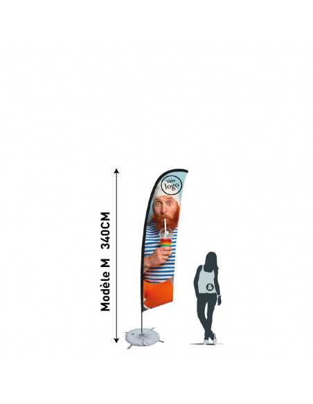 Oriflamme - Beachflag 100% personnalisé ! Soyez visible !