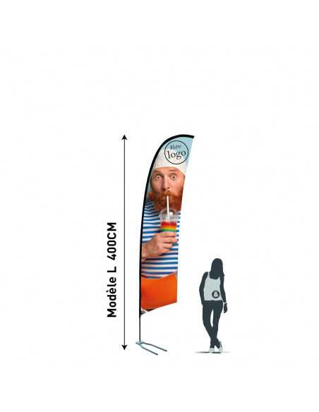 Oriflamme - Beachflag 100% personnalisé ! Soyez visible !