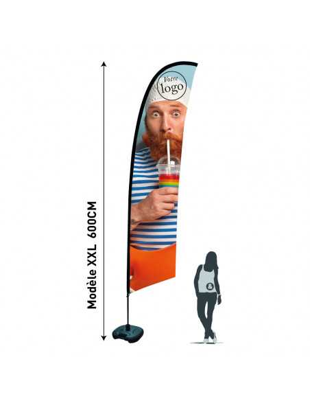 Beach flag voile XXL